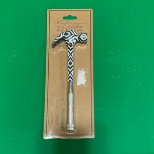 5-in-1 Hammer Multi-Tool - Black & White Pattern